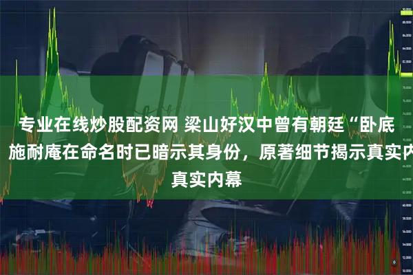 专业在线炒股配资网 梁山好汉中曾有朝廷“卧底”，施耐庵在命名时已暗示其身份，原著细节揭示真实内幕